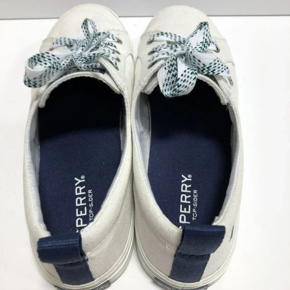 Sperry Womens Crest Vide Sneaker White Size 8.5M